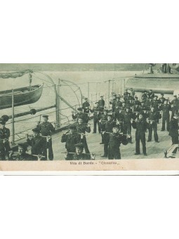 CARTOLINA MILITARE VITA DI...