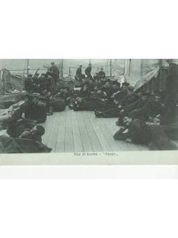 CARTOLINA MILITARE VITA DI...