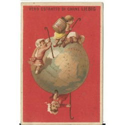 S 0143 LIEBIG GLOBI TERRACQUEI ROSSO - FIGURINA C - (ITA) S 143 MF24009