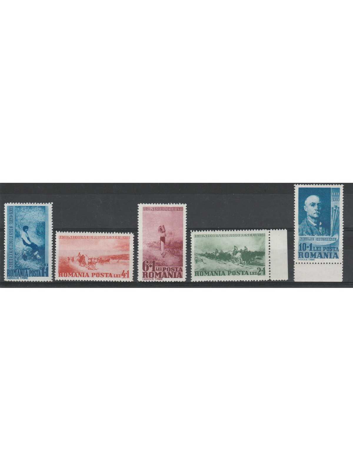 1938 ROMANIA GRIGORESCU UNIF N 564/568 MNH MF17966