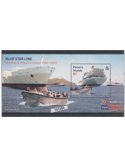 PITCAIRN ISLANDS 2003 BLUE...