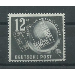 1949 GERMANIA DDR GIORNATA DEL FRANCOBOLLO 1 VAL MNH MF26560