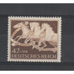 1942 GERMANIA TERZO REICH 9 NASTRO AZZURRO 1 V MNH MF19741