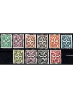 1968 MALTA SERIE SEGNATASSE...