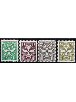 1967 MALTA SERIE SEGNATASSE...