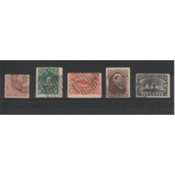 TERRANOVA 1887 QUEEN VICTORIA 5 VAL USATI YV N 39-43 MF18228