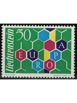 1960 LIECHTENSTEIN EUROPA...