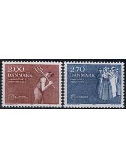 1982 DANIMARCA EUROPA CEPT...