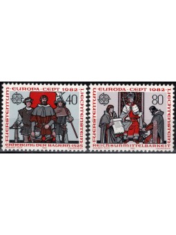 1982 LIECHTENSTEIN EUROPA...