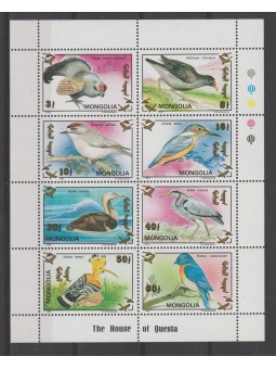 1994 MONGOLIA FAUNA UCCELLI...