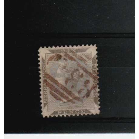 SIERRA LEONE 1859-74 VICTORIA SG N 2 - UN VAL USATO MF18256