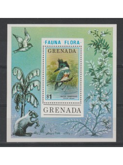 GRENADA 1976 FAUNA UCCELLI...