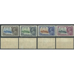 HONG KONG 1935 SILVER JUBILEE GEORGE V 4 VAL MLH SG 133-136 MF24168