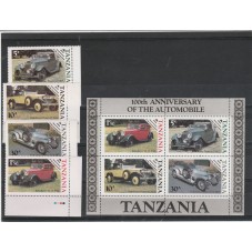 TANZANIA 1986 CENTENARIO...