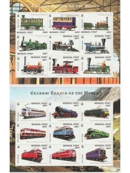 2000 MONGOLIA TRENI 1° E 2°...