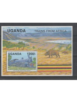 UGANDA 1991 TRENI D'AFRICA...