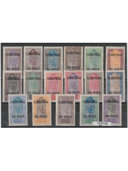 NIGER 1921-22 SOPRASTAMP...