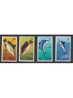 KENYA 1977 FAUNA PESCI 4...