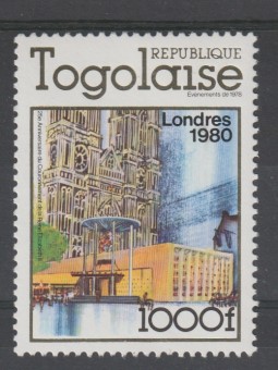 TOGO TOGOLAISE 1980 LONDRA...