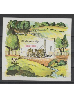 NIGER 1985 TRENI LOCOMOTIVE...