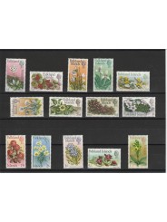 FALKLAND ISLANDS 1968 DEF FIORI FLOWERS 14 V MNH YV 160-73 MF18424