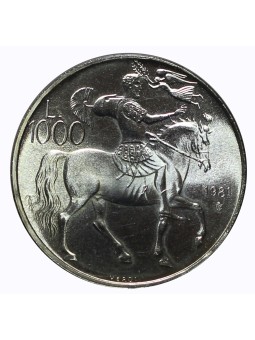 1981 SAN MARINO MONETA LIRE...