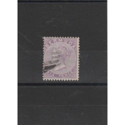BERMUDA 1865-73 VICTORIA YVERT N 4 UN VAL USATO MF18463