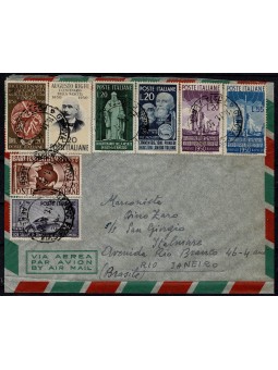 1950 AEROGRAMMA DA GENOVA A...