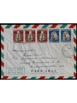 1951 AEROGRAMMA DA GENOVA A...