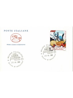 2008 FDC CAVALLINO ITALIA...