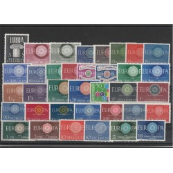 ANNATA 1960 EUROPA Cept - 36 VAL MNH MF18615