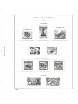 AUSTRIA 1993 - 1997 FOGLI...