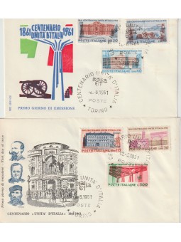 1961 FDC ITALIA REPUBBLICA...