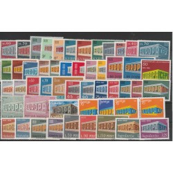 EUROPA CEPT ANNATA 1969 - 52 VALNUOVI GOMMA INTEGRA18677