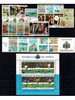 1990 SAN MARINO ANNATA...