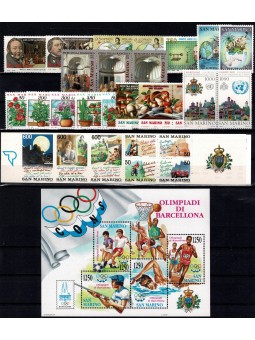 1992 SAN MARINO ANNATA...