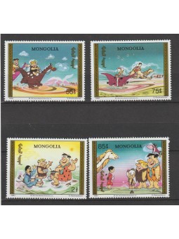 1991 MONGOLIA ANIMAZIONE...