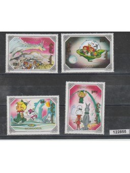 1991 MONGOLIA ANIMAZIONE...