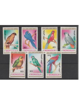 1990 MONGOLIA FAUNA UCCELLI...