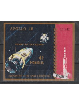 1972 MONGOLIA SPAZIO...