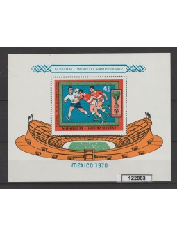 1970 MONGOLIA CALCIO...
