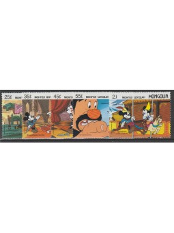 MONGOLIA 1987 DISNEY...
