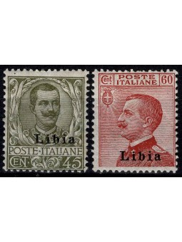 1917 - 18 LIBIA FLOREALE E...