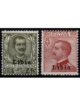 1917 - 18 LIBIA FLOREALE E...