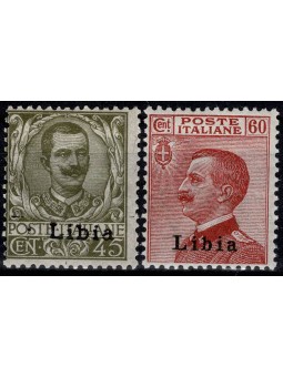 1917 - 18 LIBIA FLOREALE E...