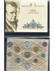 1995 ITALIA REPUBBLICA DIVISIONALE 11 MONETE CONF ORIGINALE ZECCA FDC MF24449