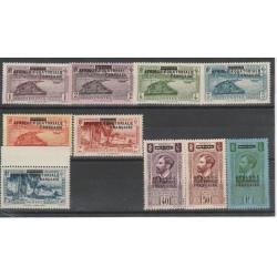 AFRIQUE EQUATORIALE FRANCAISE1936 SOPRAASTAMPATI 10 VAL MNH MF18748