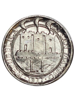 1977 SAN MARINO MONETA LIRE...