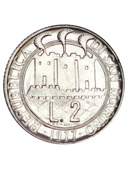 1977 SAN MARINO MONETA LIRE...