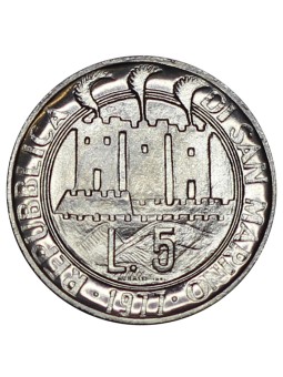 1977 SAN MARINO MONETA LIRE...